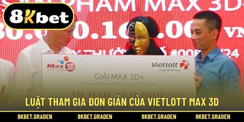 Luật tham gia không khó cho mỗi ván chơi Vietlott